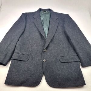 Context charcoal wool‎ blend sportscoat blazer
